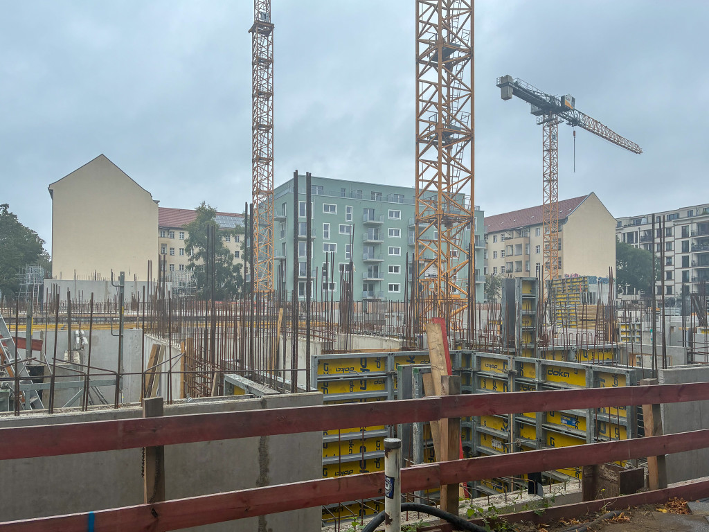 Aktueller Bautenstand des Vorhabens